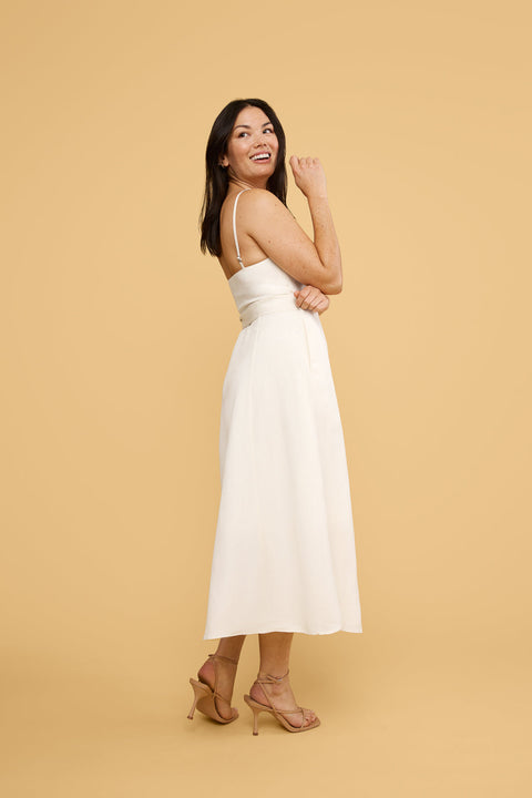 Lauren Dress in Shell