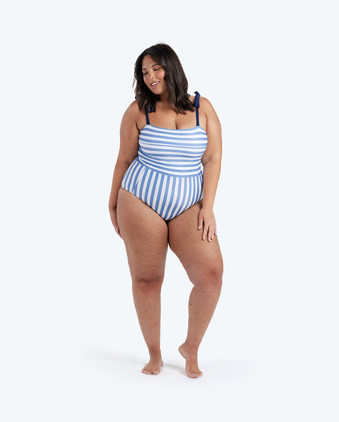 The Tie Oasis - Nautical Stripe in Blue Mountain