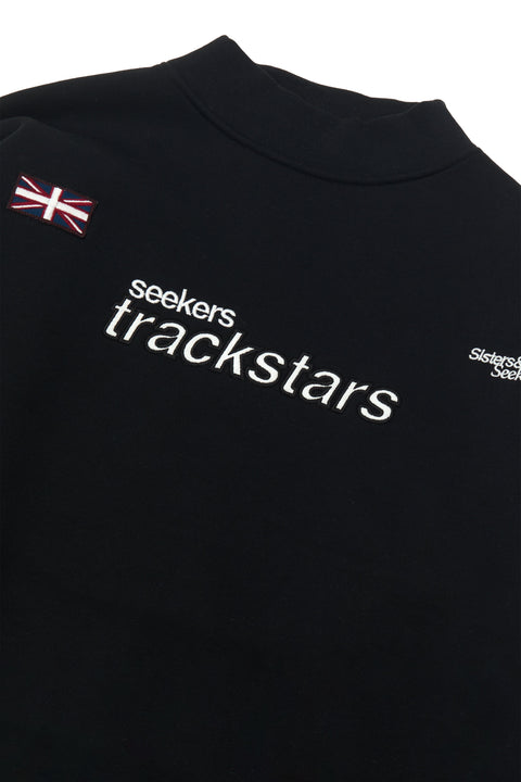 Trackstars Sweatshirt in Black
