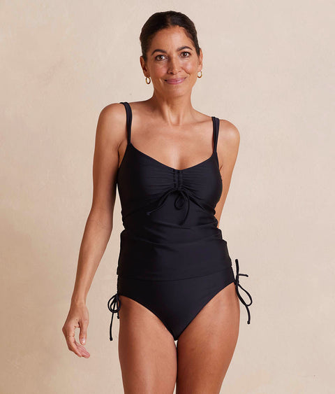 The Cinched Tankini Top - Sea Urchin