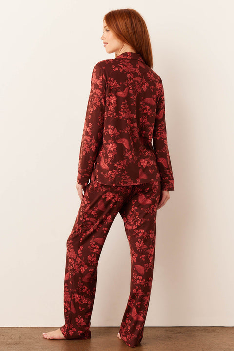 Winter Cloud Jersey PJ Set in Botanical