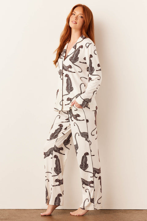 Winter Cloud Jersey PJ Set in Vinyasa