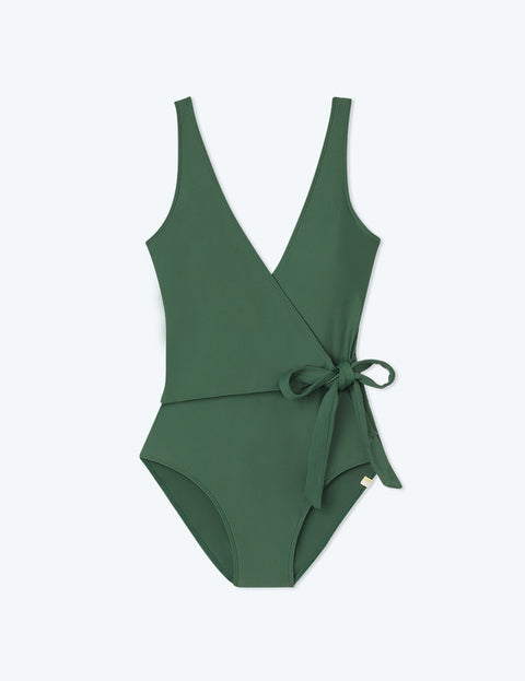 The Perfect Wrap One-Piece - Olive