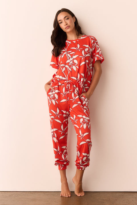 Maddie Cloud Jersey PJ Set in Zen