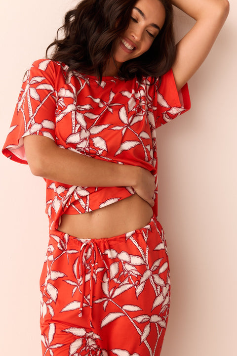 Maddie Cloud Jersey PJ Set in Zen