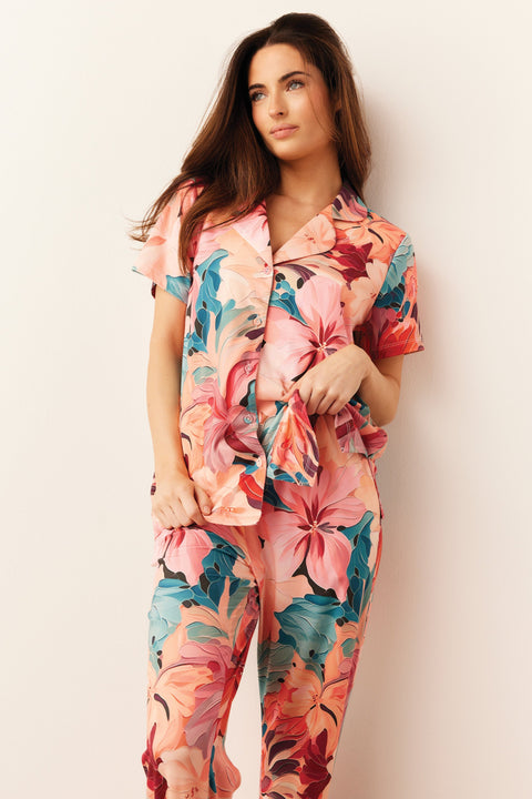 Elsa Cloud Jersey PJ Set in Rio