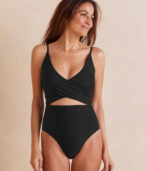 The Sea Breeze Cutout One-Piece - Sea Urchin