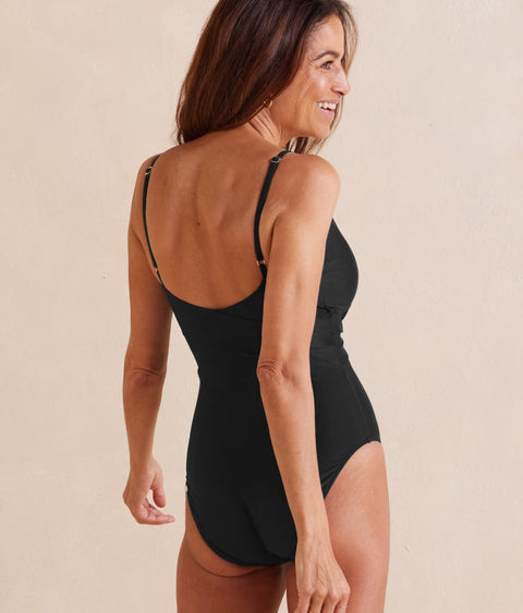 The Sea Breeze Cutout One-Piece - Sea Urchin