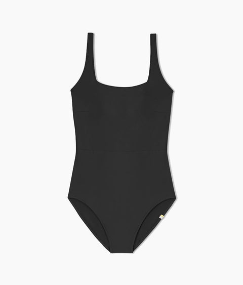 The Seaway Square Neck One-Piece - Sea Urchin