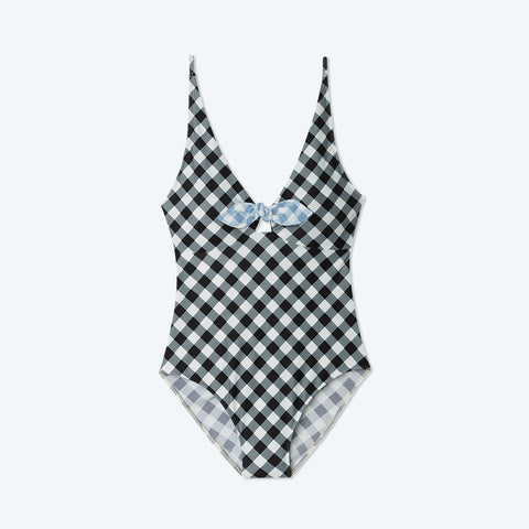 The Jetsetter - Gingham in Sea Urchin