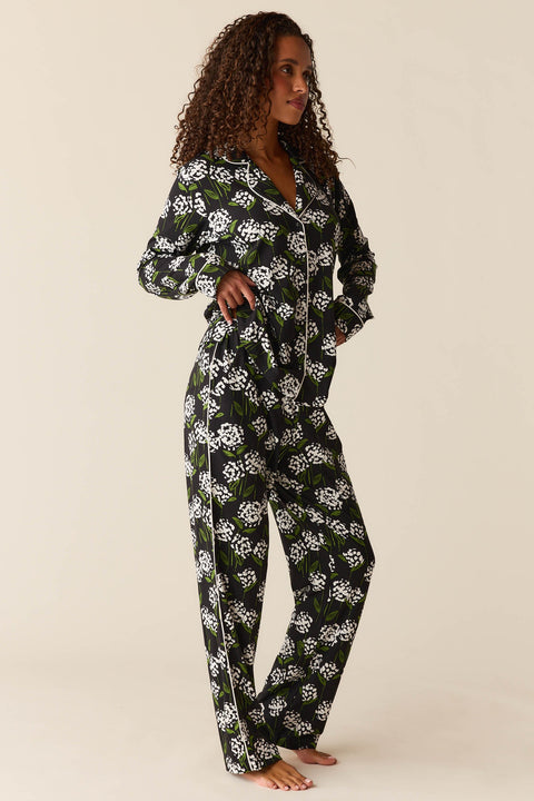 Winter Cloud Jersey PJ Set in Blossom
