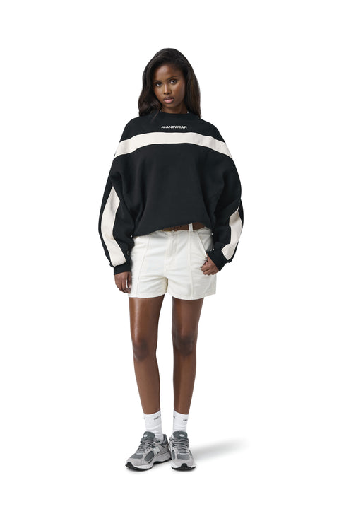 Jeanswear Panel Washed Sweatshirt