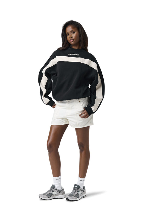 Jeanswear Panel Washed Sweatshirt