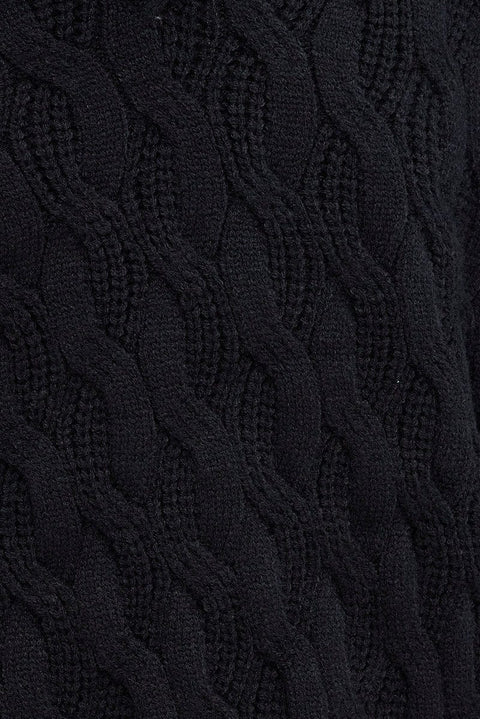 Black Sweater Long sleeve V neck