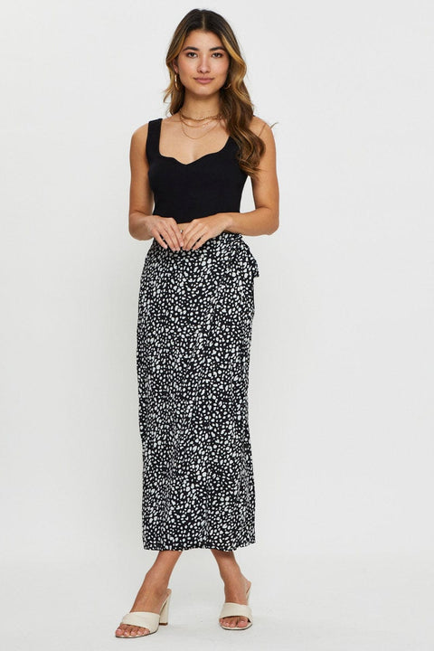 Black Knit Top Sleeveless Sweetheart