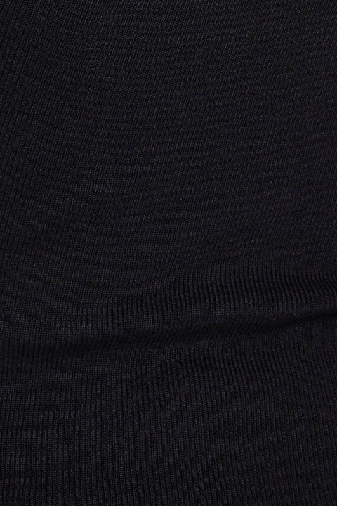 Black Knit Top Sleeveless
