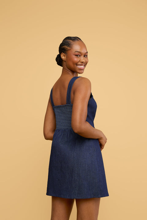 Caitlyn Dress in Denim