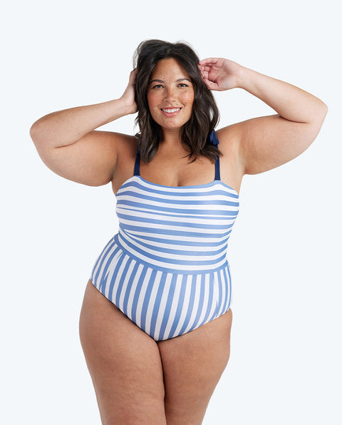 The Tie Oasis - Nautical Stripe in Blue Mountain