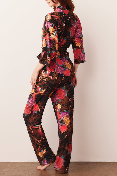 Julia Cloud Jersey PJ Set in Twilight Garden