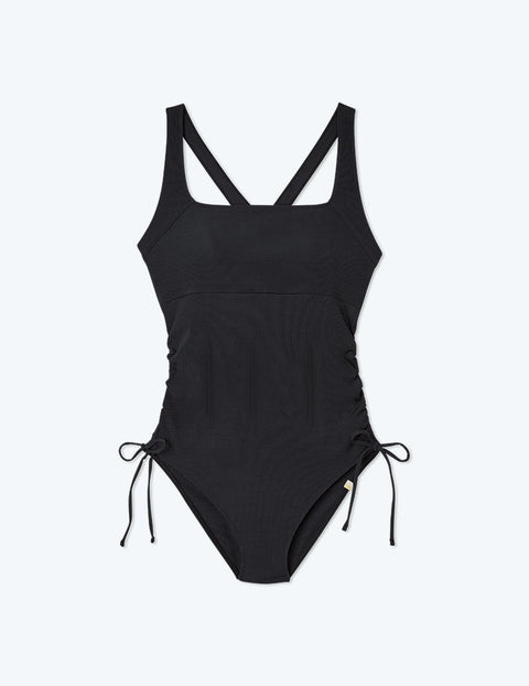 The Maternity Ribbed Cinched Current - Sea Urchin