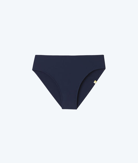 The High Leg Mid Rise Bikini Bottom - Deep Sea