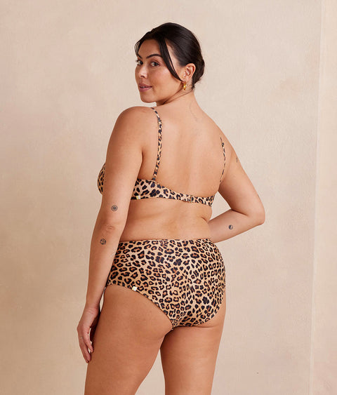 The High Leg High Rise Bottom - Leopard