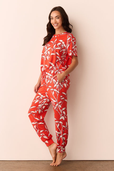 Maddie Cloud Jersey PJ Set in Zen