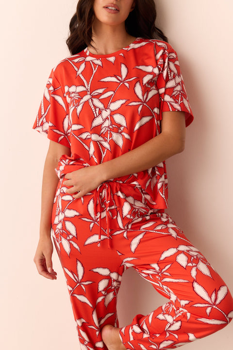 Maddie Cloud Jersey PJ Set in Zen