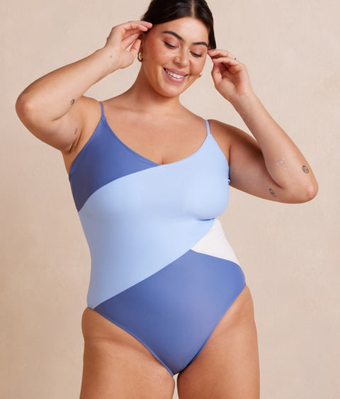 The Marina - Sky & Blue Mountain & White Sand