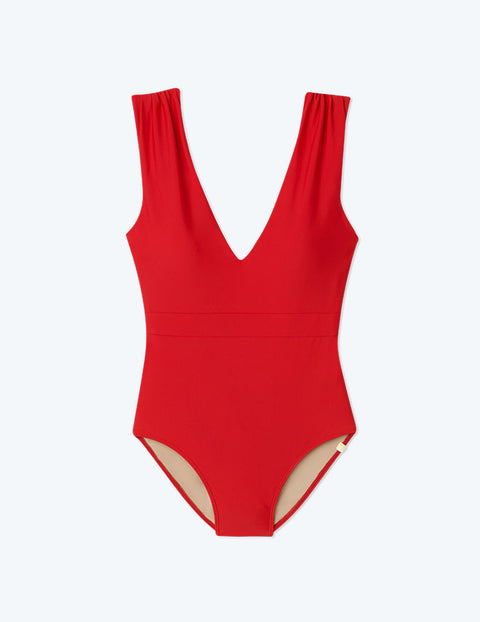 The Ruched Backflip - Lava