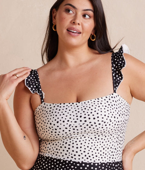 The Ruffle Oasis - On the Dot