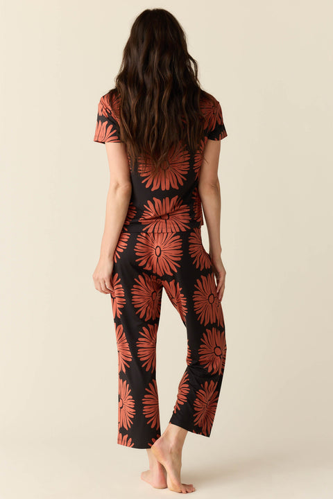 Alyssa Summer Jersey PJ Set in Desert Bloom