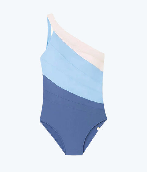 The Long Torso Sidestroke - Sky & Blue Mountain & White Sand