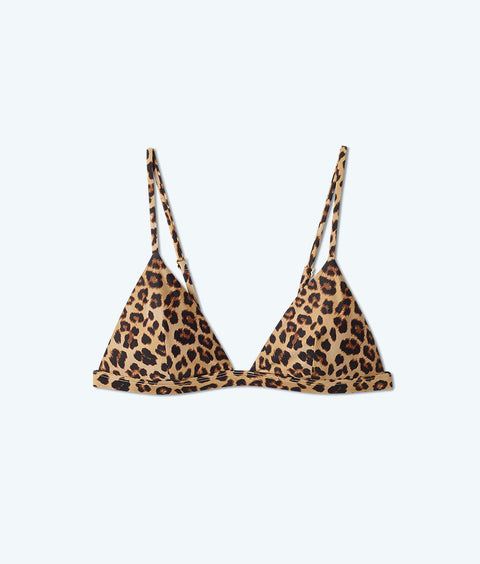 The Triangle Bikini Top - Leopard