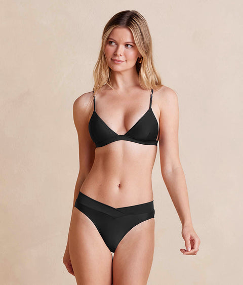 The V-Front Low Rise Bikini Bottom - Sea Urchin