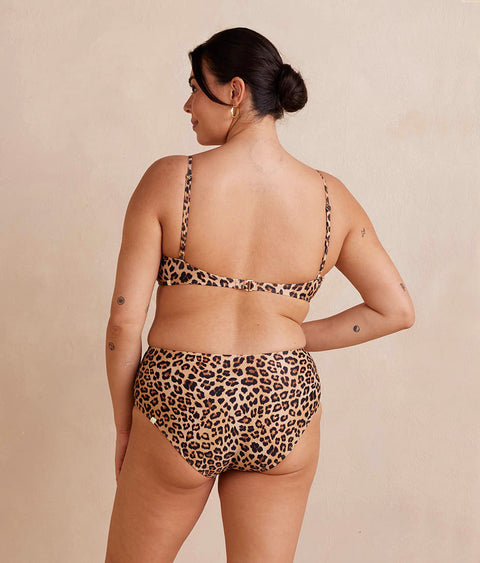The Wanderlust Bikini Top - Leopard