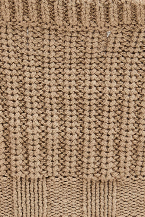 Green Knit Top Sleeveless Crop