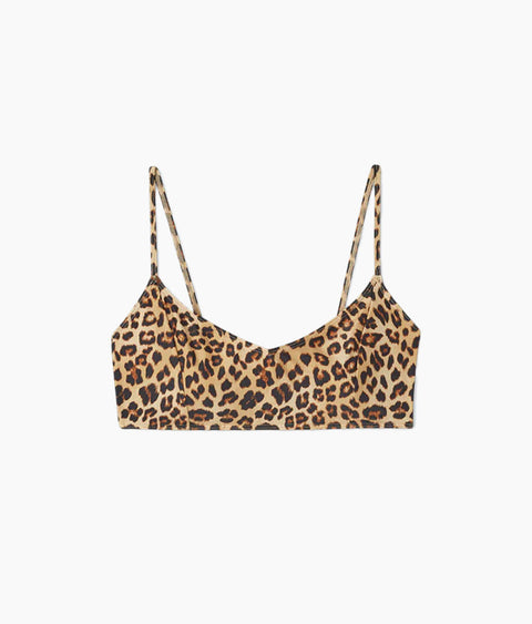 The Wanderlust Bikini Top - Leopard