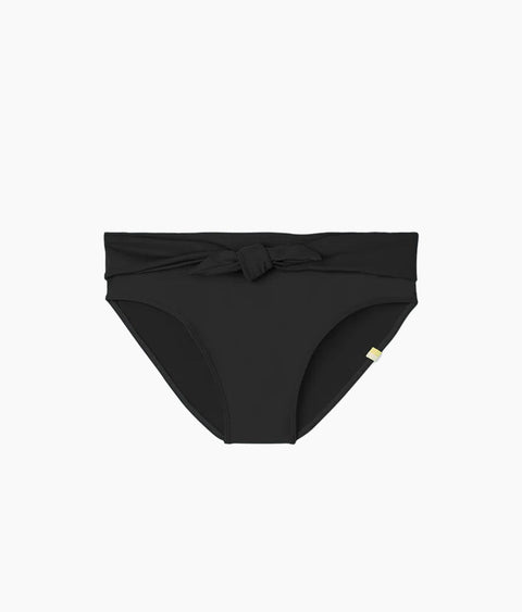 The Tie Belt High Leg Mid Rise Bottom - Sea Urchin