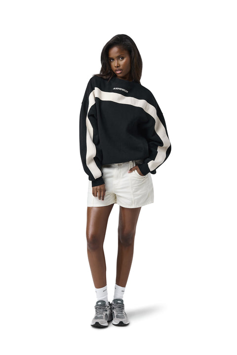 Jeanswear Panel Washed Sweatshirt