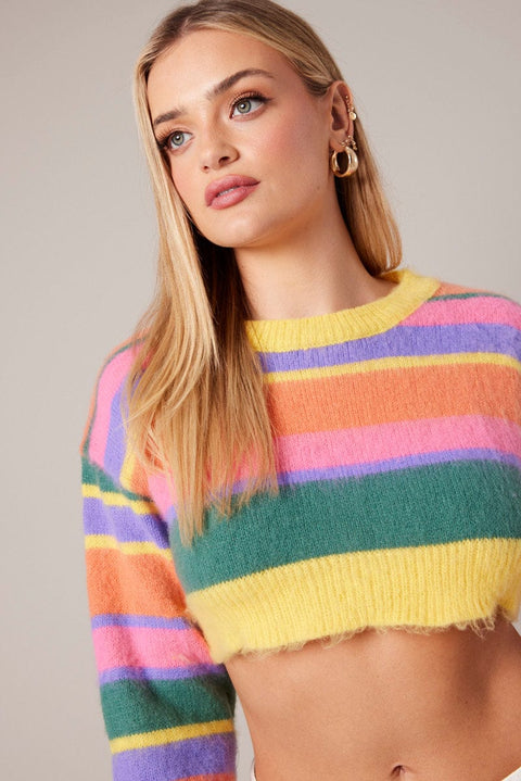 Multi Stripe Knit Jumper