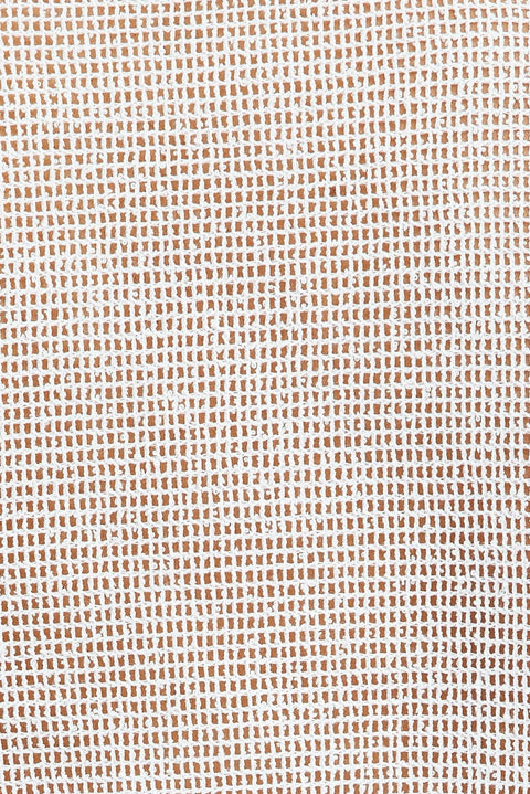 White Oversized Knit Top Short Sleeve Crew Neck