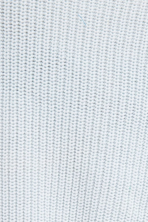 Blue Knit Jumper Long Sleeve Cotton