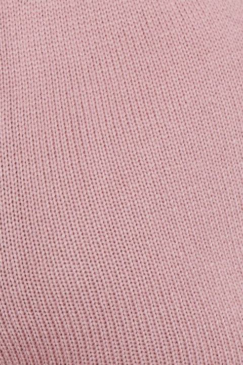 Purple Ruched Front Knit Crop Top